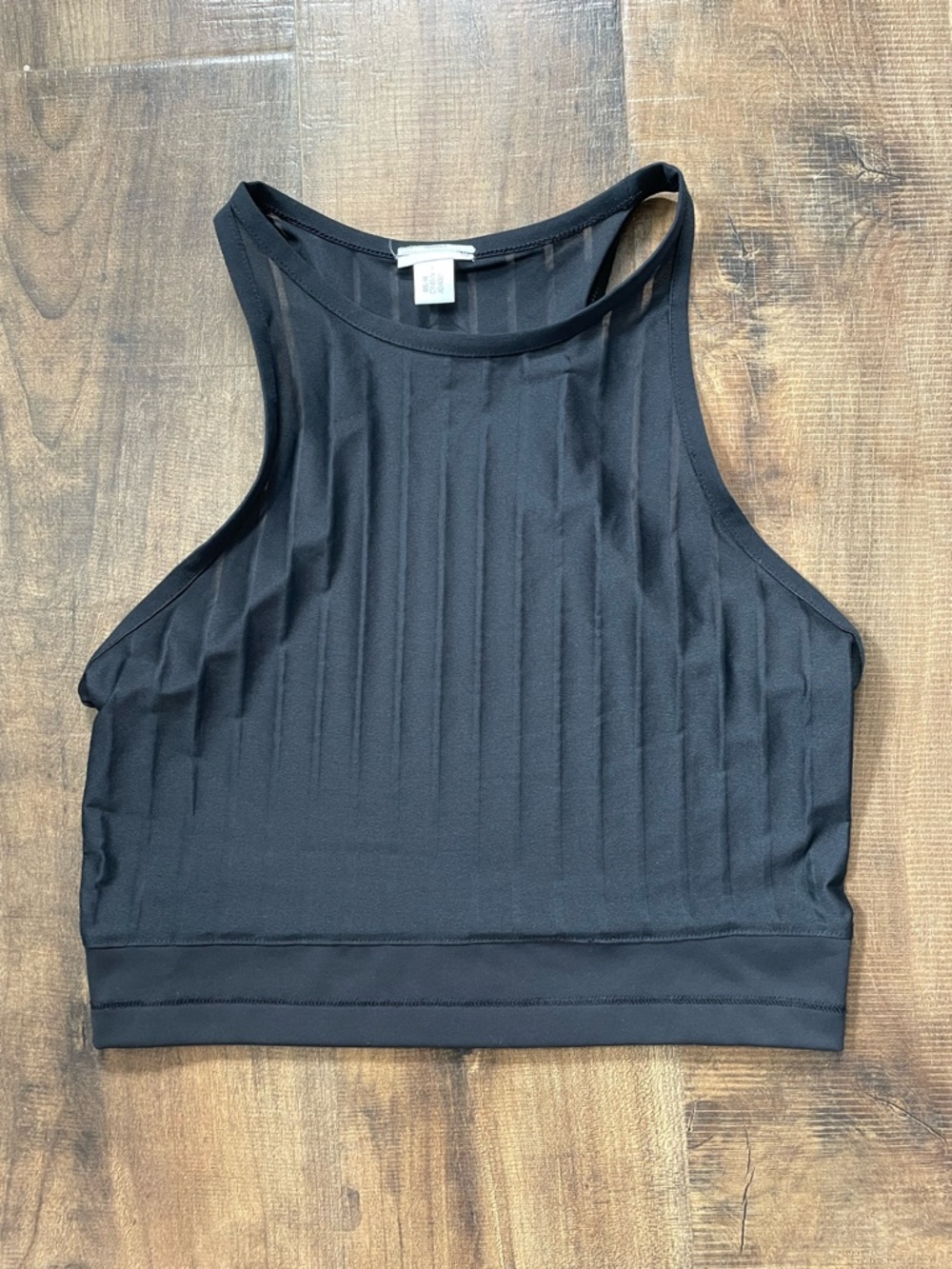 Reebok high neck black tank top, women’s size small, running tank top